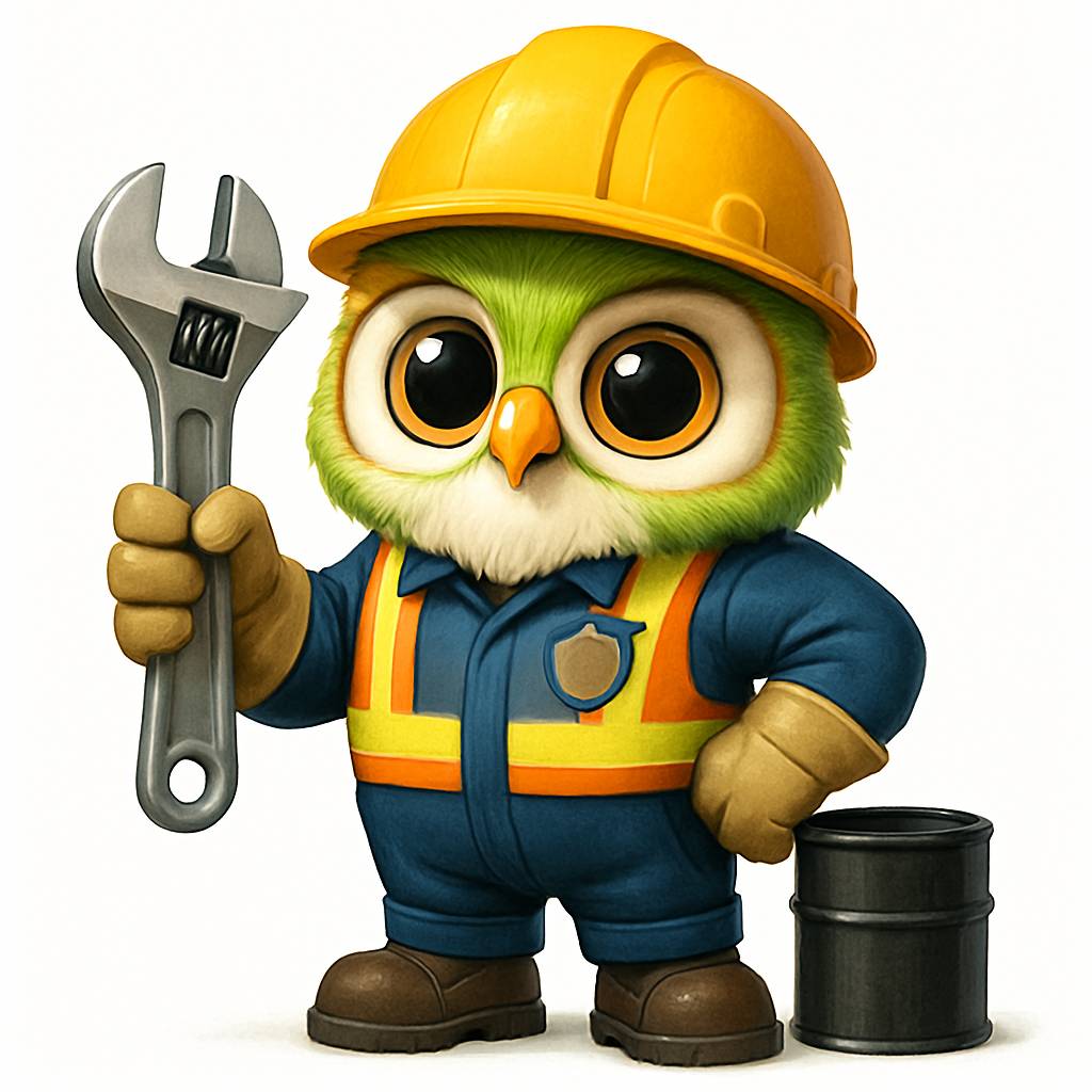 Рабочий на нефтяных и газовых месторождениях