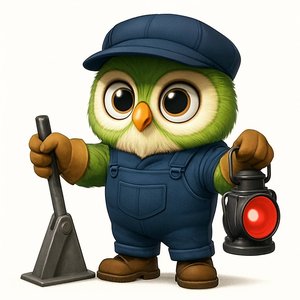 Оператор тормозов, сигналов и стрелок железной дороги и кочегар локомотива